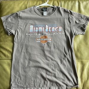 Vintage Harley-Davidson Miami, Fl T-Shirt (Medium)